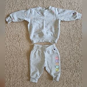 Champion Kids' Gray Sweatshirt and Joggers Set